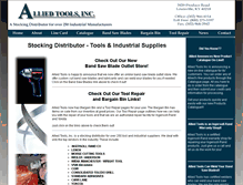 Tablet Screenshot of alliedtoolsinc.com
